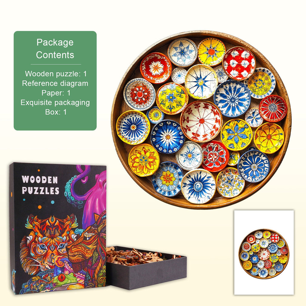 Andalusian Tiles– Spain Wooden Jigsaw Puzzle