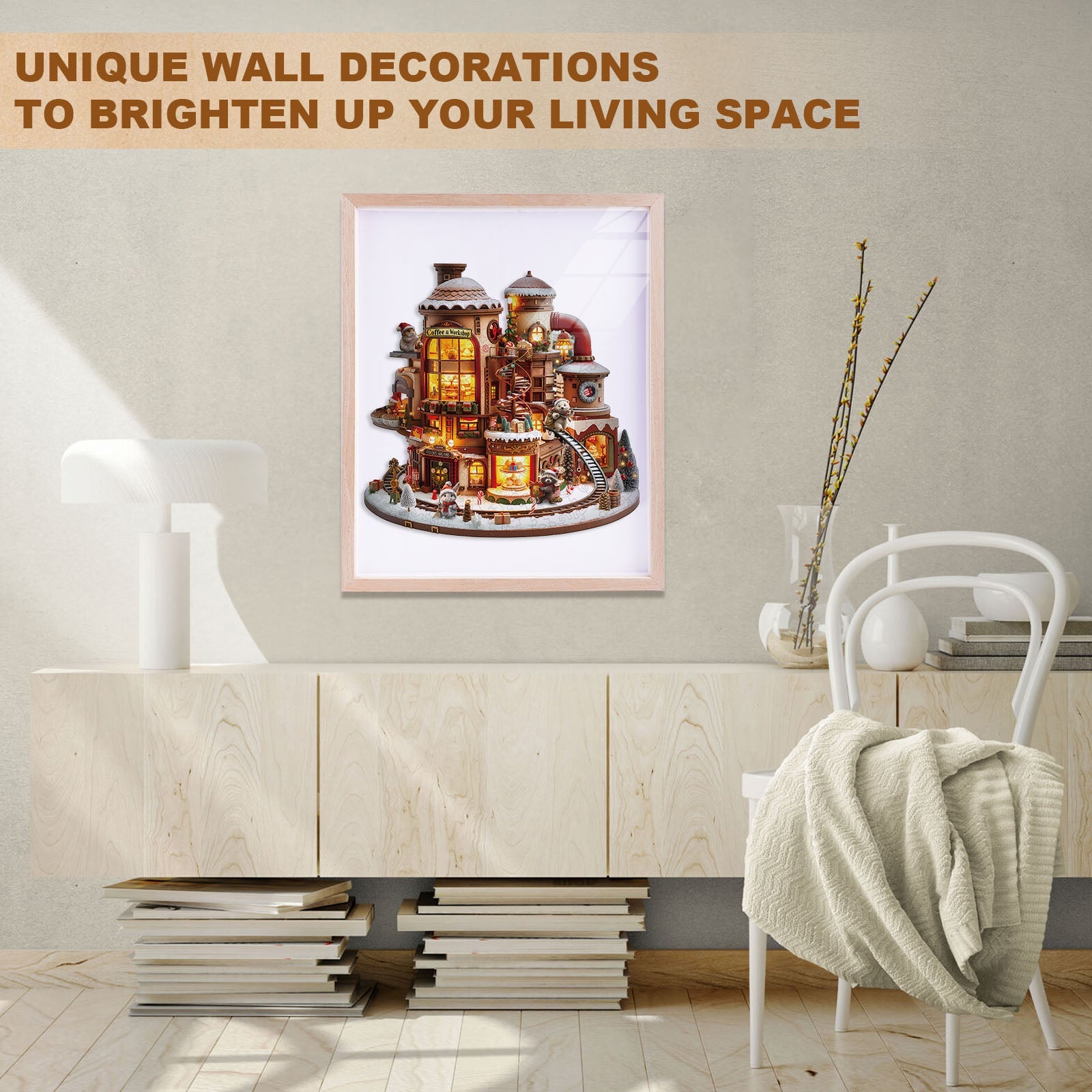 Coffee Workshop Wooden Jigsaw Puzzle