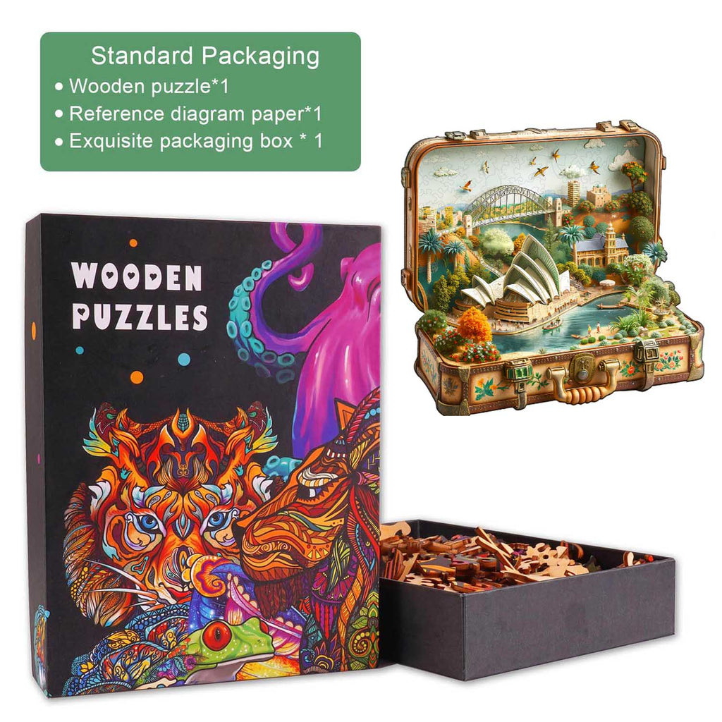 Sydney Opera House Tour Wooden Jigsaw Puzzle